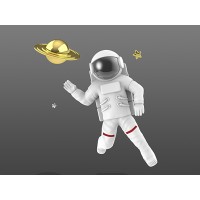 Metalmorphose Keyring - White Astronaut