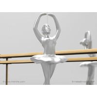 Metalmorphose Porte-clés - Danseuse de Ballet