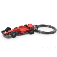 Metalmorphose Sleutelhanger - Formula Racewagen
