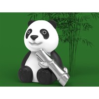 Metalmorphose Keyring - Panda