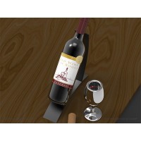 Metalmorphose Sleutelhanger - Rode Fles Wijn