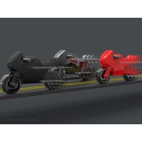 Metalmorphose Keyring - Motorcycle Mat