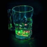 Drinkbeker Schedel Plastiek LED Licht (400ml)