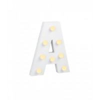 Light letters - A