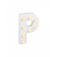 Light letters - P