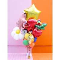 Shape Foil Balloon Daisy (70 x 80 cm)