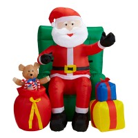 Light-up Airblown Inflatable Santa Claus (122cm)