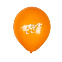 Standard Balloons (25cm) - Dinosaurs T-Rex - 6 pcs.