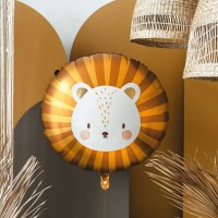 Folieballon Leeuw Wild One (57 x 52cm)