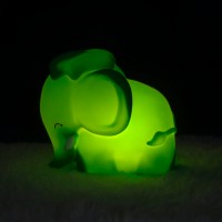 Dhink Nightlight Elephant Donnie Pink, with Timer, Dimmer and Tap Function