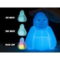 Dhink Nightlight Gorilla Max Blue, with Timer, Dimmer and Tap Function