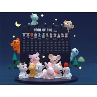 Dhink Mini Nightlight The Year of the Dog, with Timer