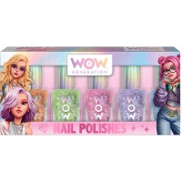 WOW Generation Nail Polishes - 5 Glitter Colours