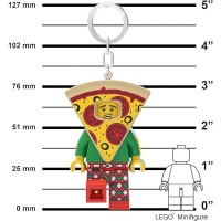LEGO Sleutelhanger LED Light - Pizza Guy