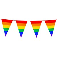 Flaggenleine Regenbogen (8m)